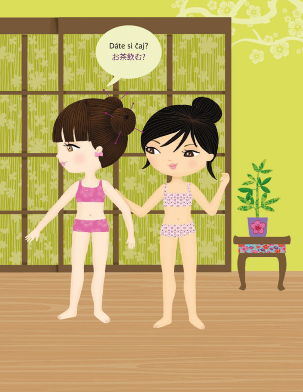 ŠATY PRE AKIKO ─ Kniha samolepiek 4