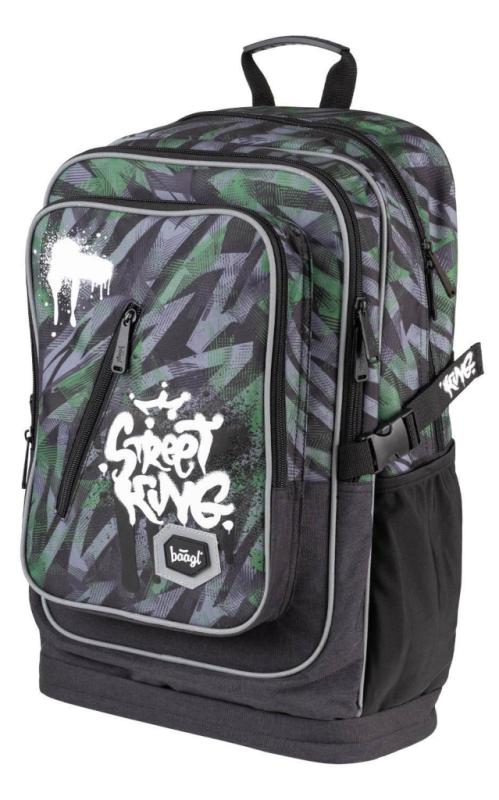 BAAGL Školský batoh Cubic Street King 1