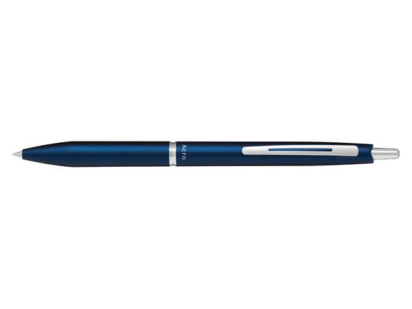 Guľôčkové pero, 0,32 mm, stláčací mechanizmus, námornícke modré telo, PILOT "Acro 1000", m 1