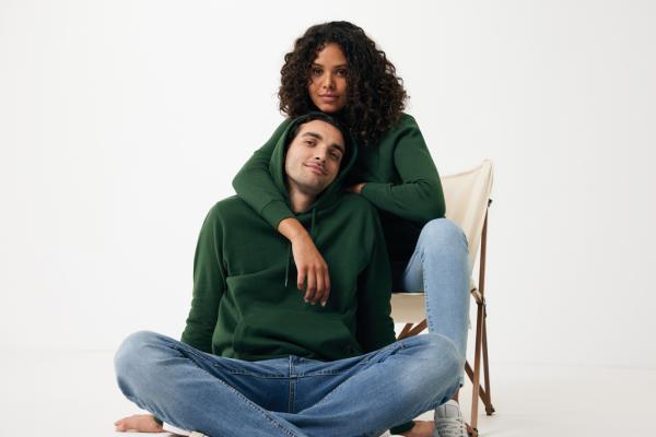 Ľahká mikina s kapucňou IQONIQ Rila z recykl. bavlny forest green S 5