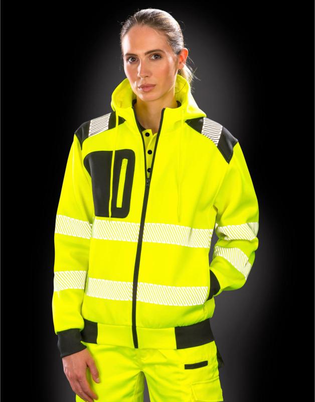 Mikina s kapucňou Recycled Robust Zipped Safety 1