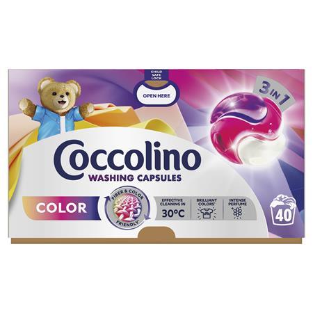 Kapsuly na pranie, 40 ks, COCCOLINO "Care Color"