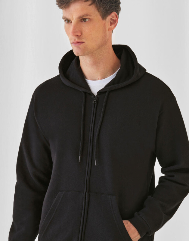 Unisex mikina s kapucňou a zipsom ID.205 50/50