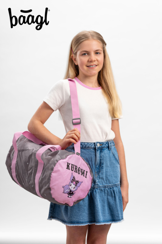 BAAGL SADA 5 Skate Kuromi Grey: batoh, peračník, športová taška, ľadvinka, obal na noteboo 11