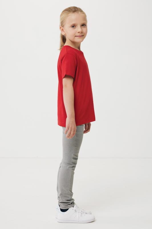Detské tričko IQONIQ Koli z recykl. bavlny červená 13-14r (158-164cm) 5