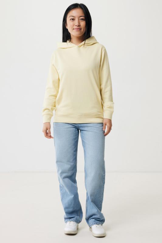 Mikina s bočnými vreckami IQONIQ Yengo z rec. bavlny cream yellow XL 5