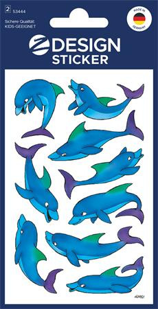 Nálepky, papier, 2 hárky, 76x120 mm, 76x120 mm, AVERY ZWECKFORM, "Z-Design No.53444", trbl