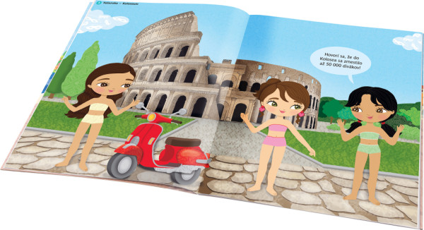 Šaty z celého světa DIVY SVETA – Kniha samolepiek 1