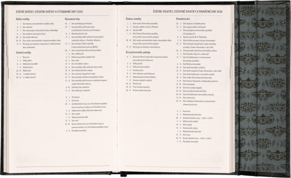 NOTIQUE Týždenný magnetický diár Harry Potter – Lumos 2026, 11 x 16 cm 5