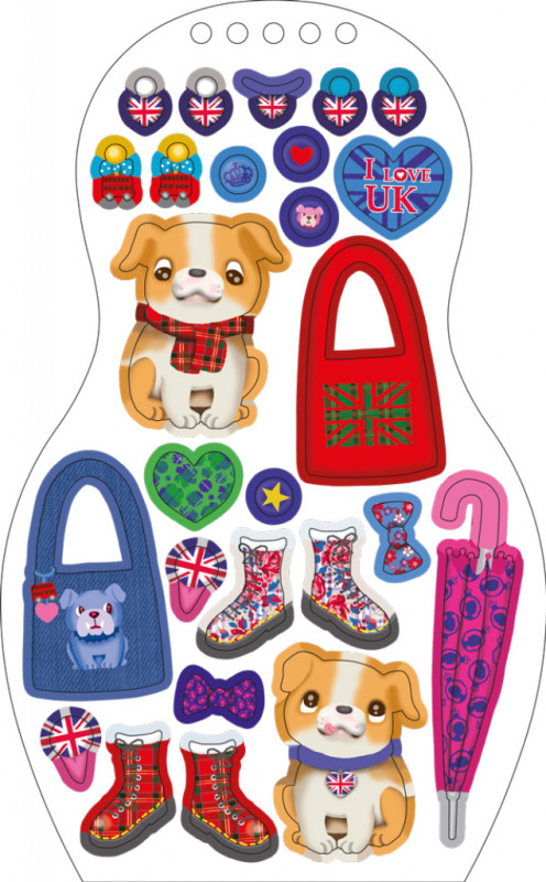 Obliekame britské bábiky KATE – Maľovanky 7