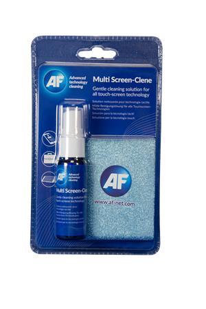 Čistiaca tekutina, na dotykové displeje, utierka s mikrovláknom, 25 ml, AF "Multi Screen-C