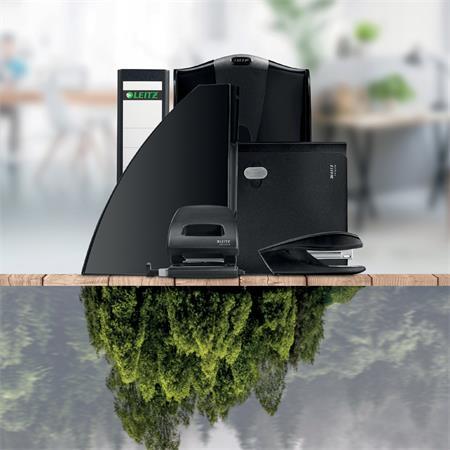 Rýchloviazač, A4, kartónový, LEITZ "Recycle", čierna 6