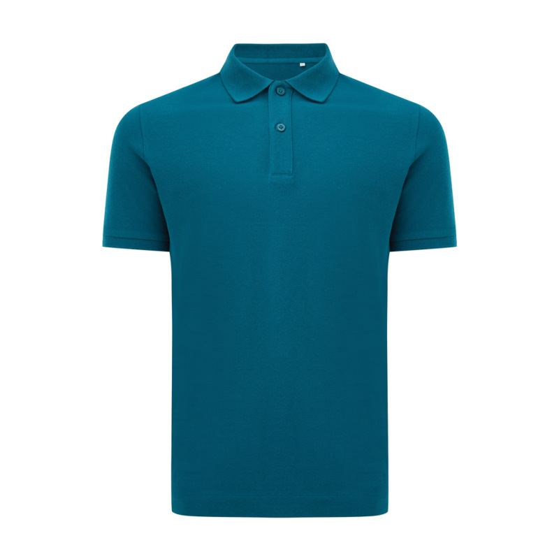 Polo tričko IQONIQ Yosemite z recykl. bavlny dark teal XL 1