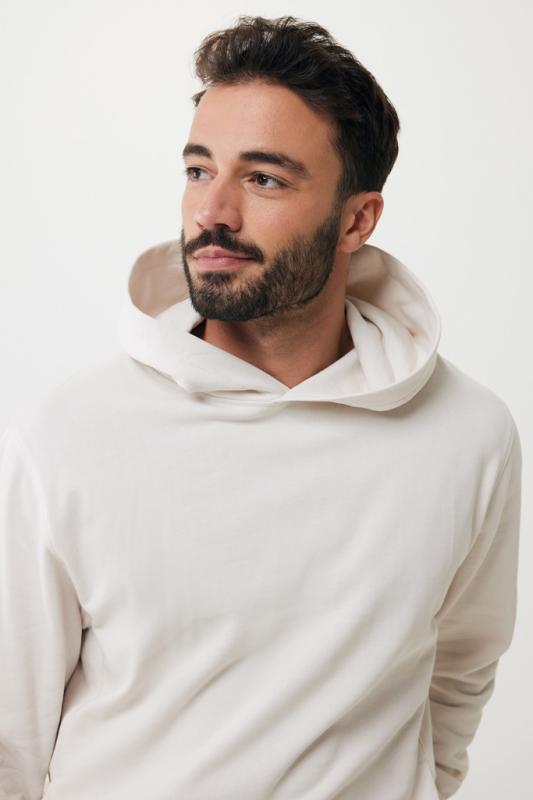 Mikina s bočnými vreckami IQONIQ Yengo z rec. bavlny ivory white XS 9