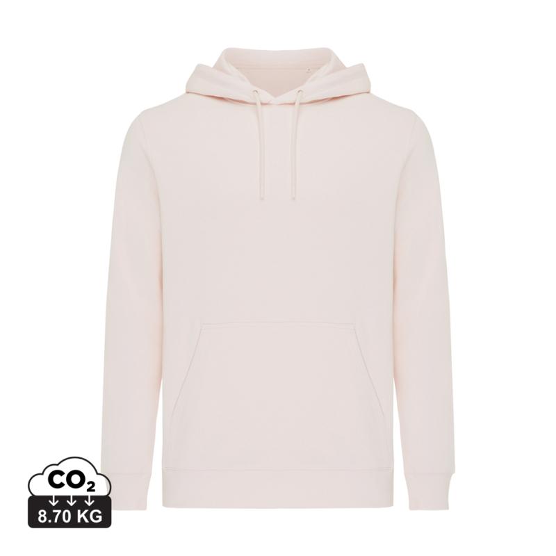 Ľahká mikina s kapucňou IQONIQ Rila z recykl. bavlny cloud pink S