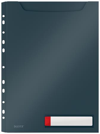 Euroobal, s dierovaním, A4 maxi, LEITZ "Cosy Privacy", matná sivá