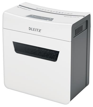 Skartovací stroj, konfetti, 6 listov, LEITZ "IQ Protect 6X"