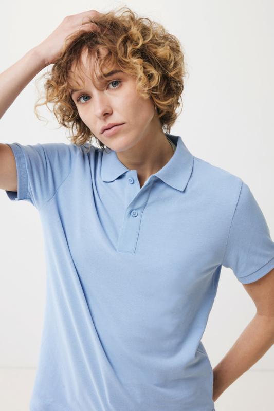 Polo tričko IQONIQ Yosemite z recykl. bavlny sky blue XXXL 14