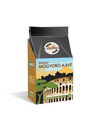 Káva, pražená, zrnková, 125 g, CAFE FREI "Rímska oriešková káva", maďarský popis
