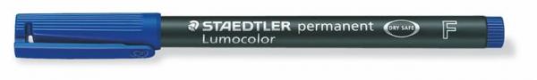 Permanentný popisovač, OHP, 0,6 mm, STAEDTLER "318 F", modrý