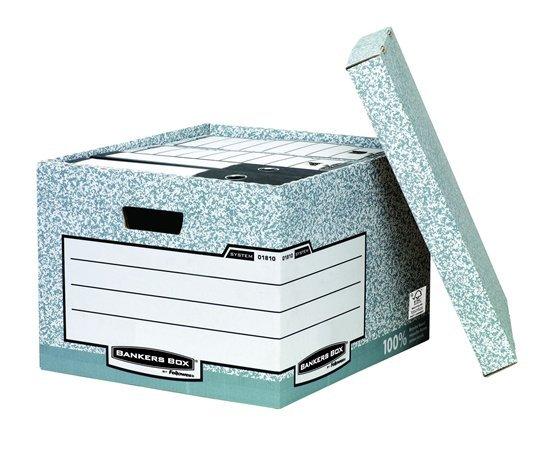 Archívny kontajner, kartónový, veľký, "BANKERS BOX® SYSTEM by FELLOWES®" 1