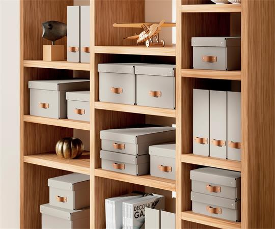 Úložný box, veľkosť M, LEITZ "Puro", pieskový 5