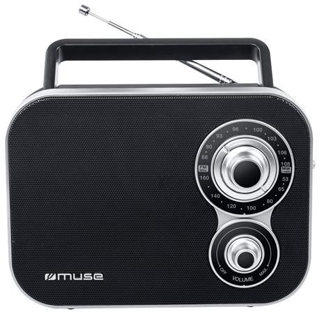 Rádio, prenosné, MUSE, "M-051R", čierna 2