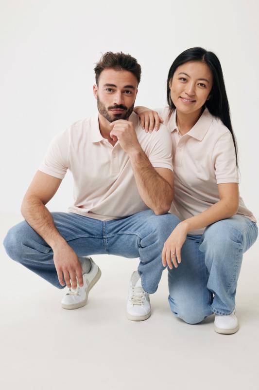 Polo tričko IQONIQ Yosemite z recykl. bavlny cloud pink XXL 5