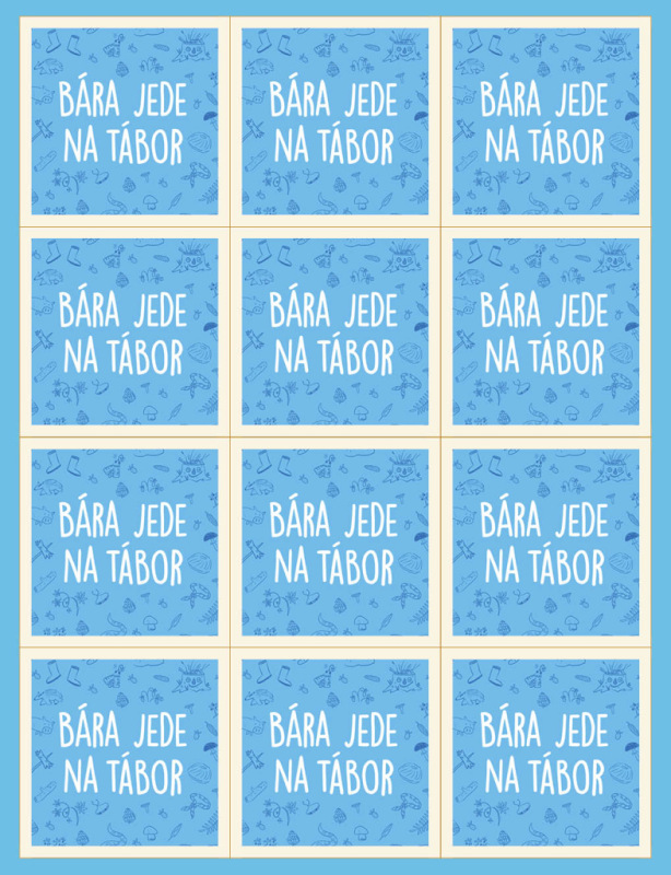 PEXESO – BÁRA JEDE NA TÁBOR 4