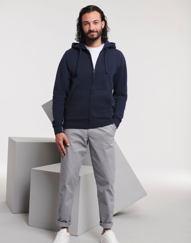 Mikina Authentic na zips s kapucňou 2