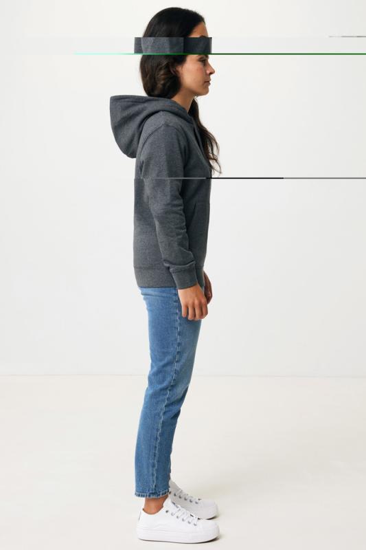 Nefarbená mikina s kapucňou IQONIQ Torres z recykl. bavlny heather anthracite XL 7
