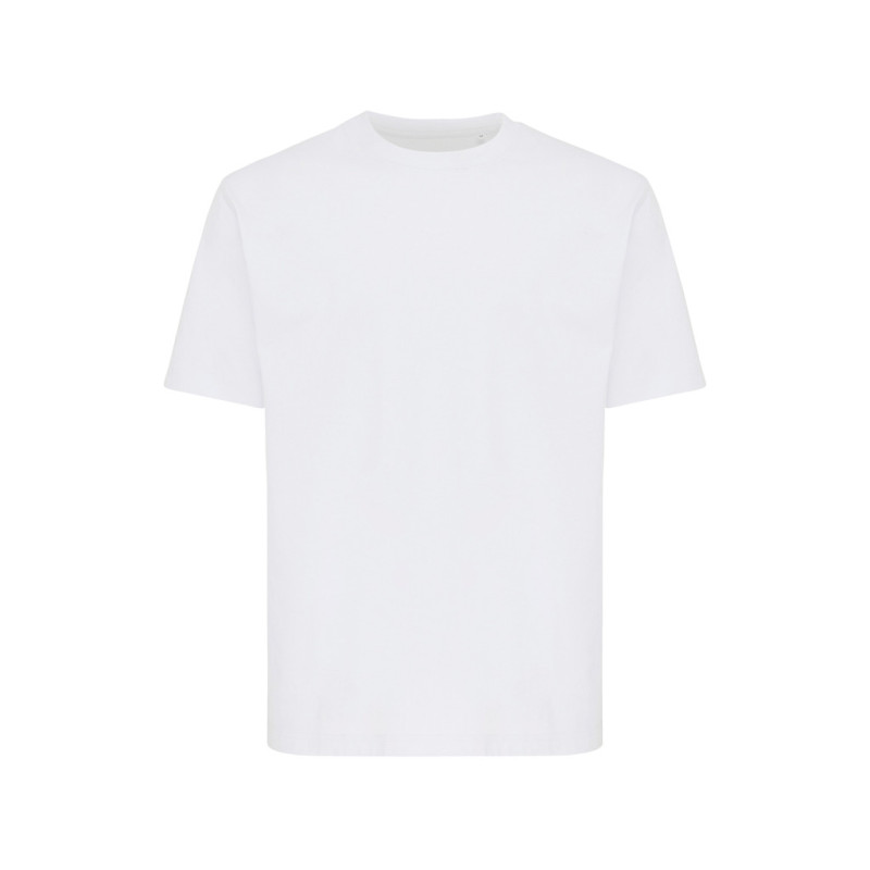 IQONIQ Nikko tričko z hrubej recyklovanej bavlny recycled white S