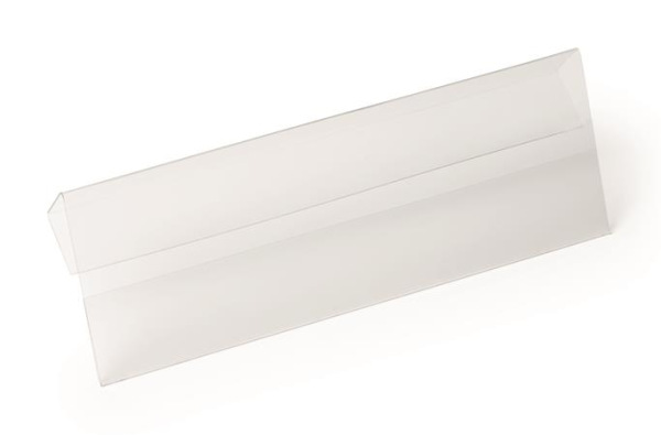 Logistické vrecko, skladacie, 1/2 A5, hotizontálne, DURABLE "HARD COVER", priehľadné 2