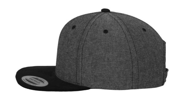 Chambray-Suede Snapback šiltovka 5