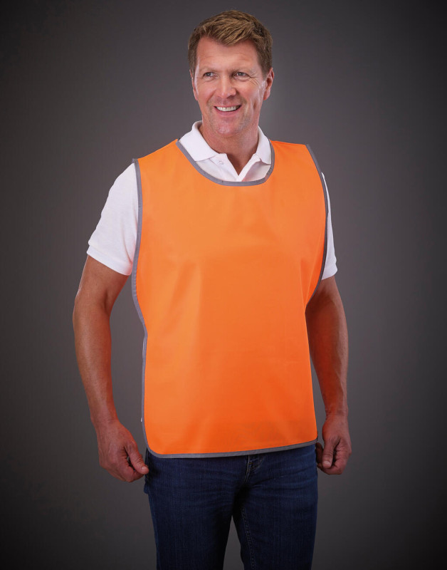 Reflexná vesta Fluo s lemovaním 5