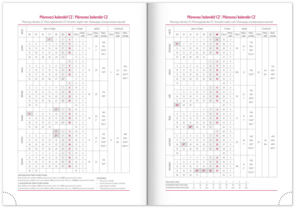 NOTIQUE Denný diár Aprint 2026, čierny, 15 x 21 cm 4