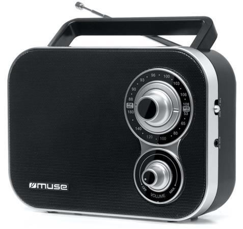 Rádio, prenosné, MUSE, "M-051R", čierna 1