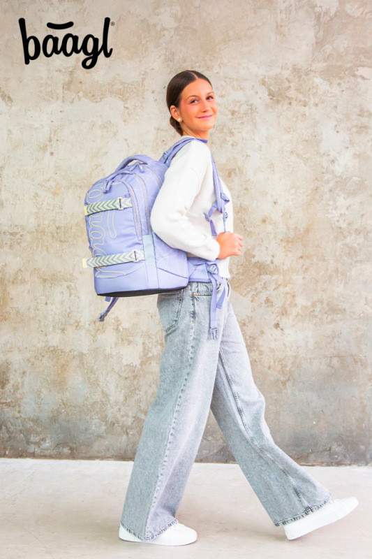 BAAGL SADA 3 Skate Max Mishmash: batoh, peračník, vrecko GRS 10