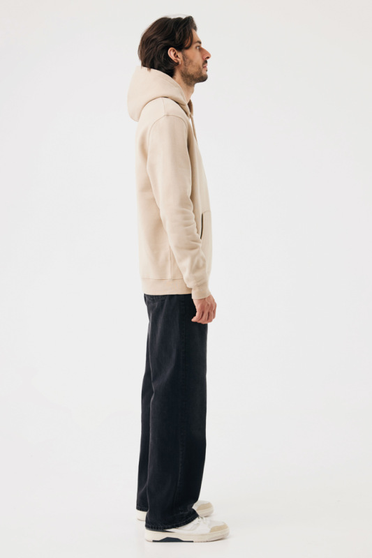 IQONIQ Joshua Unisex mikina s kapucňou z rec. bavlny desert XXS 7