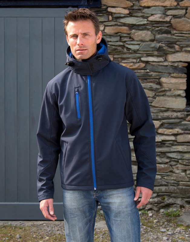 Pánska TX Performance Softshell bunda s kapucňou 2