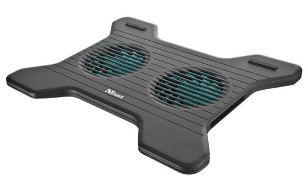 Stojan na notebook, s ventilátorom, USB, TRUST "Xstream Breeze", čierny 1