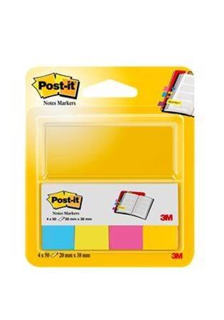 3M POSTIT Samolepiace značkovacie prúžky, 20x38, v 4 ultra farbách