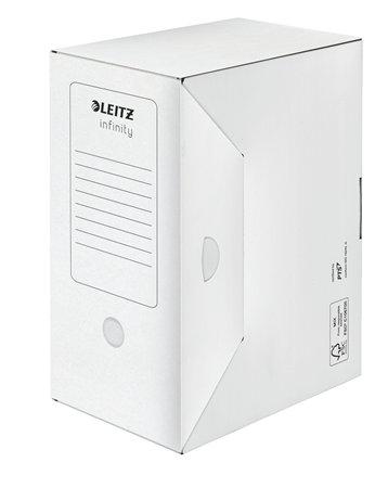 Archívny box, A4, 150 mm, LEITZ "Infinity", biely 1
