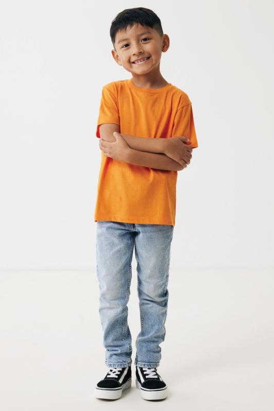 Detské tričko IQONIQ Koli z recykl. bavlny oranžová 11-12r (146-152cm) 7