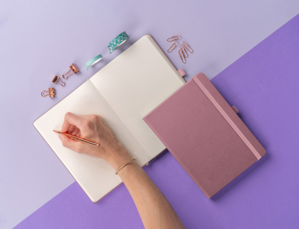 NOTIQUE Notes Aprint Neo, ružový, bodkovaný, 15 x 21 cm 6