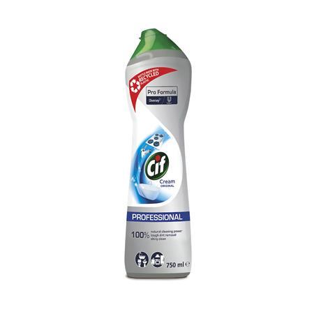 Krémový čistiaci prostriedok, 0,75 l, CIF "Professional" 1