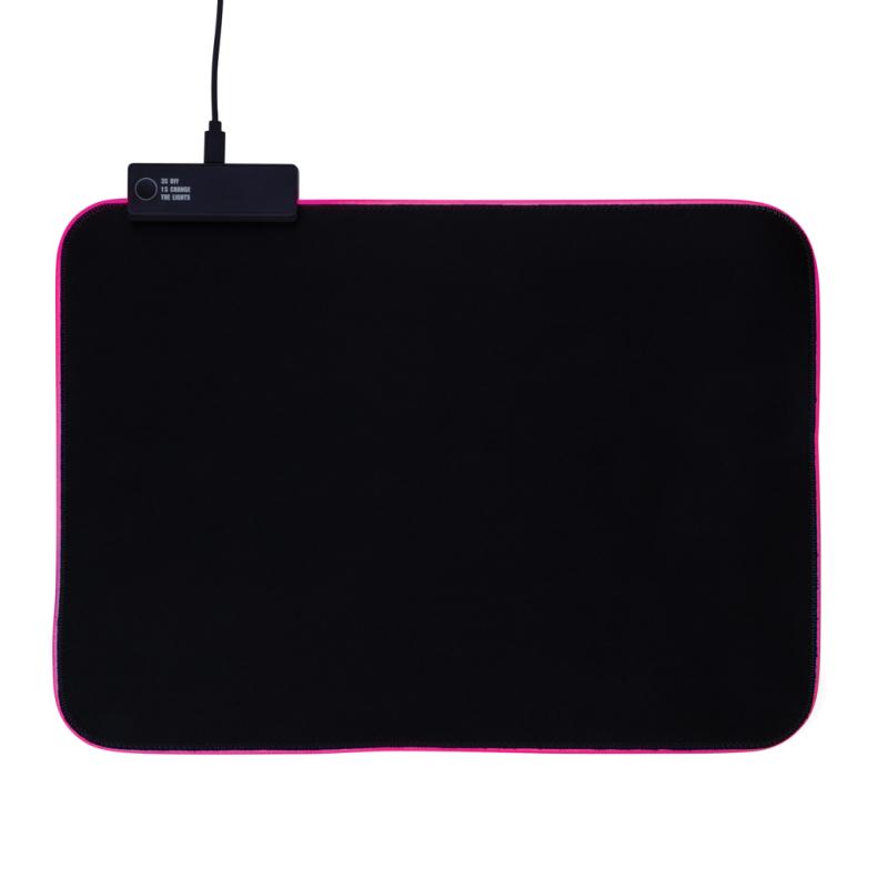 RGB herná podložka pod myš čierna 7