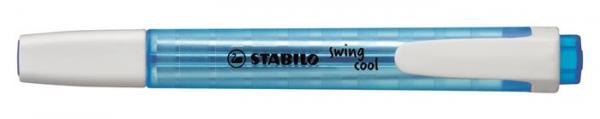 Zvýrazňovač, 1-4 mm, STABILO "Swing Cool", modrý 1