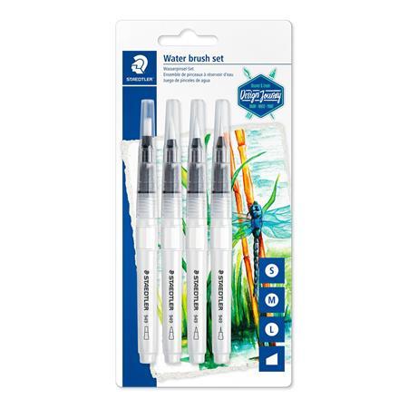 Štetec, sada, doplnenie vodou, STAEDTLER "Design Journey", 4 rôzne veľkosti 1