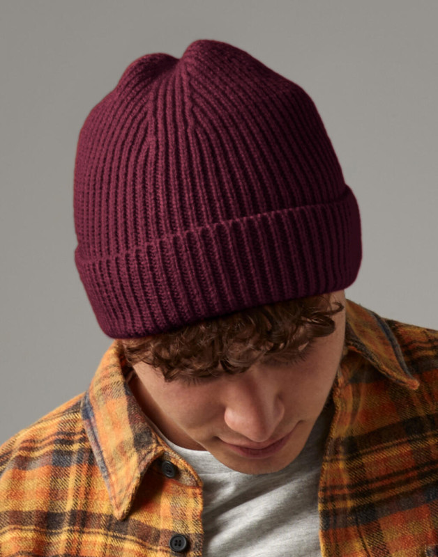 Čiapka Engineered Knit Ribbed Beanie